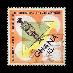 Image showing boy scout postage stamp