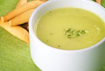 Image showing Cream Asparagus Soup