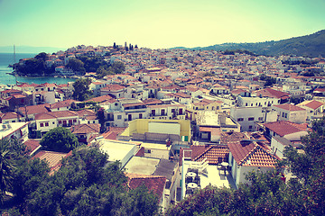 Image showing Skiathos town on Skiathos island, Greece