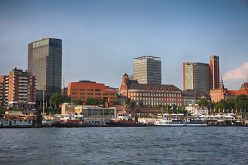 Image showing Hamburg, Germany - July 28, 2014: View of Landscape of Hamburg\'s