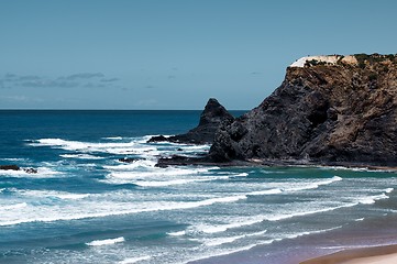 Image showing Praia de Odeceixe-Mar, Portugal