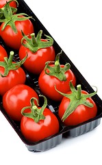 Image showing Cherry Tomatoes in Container