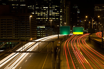 Image showing Rush hour traffic