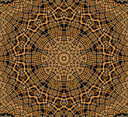 Image showing Abstract concentric pattern background