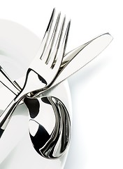 Image showing Arrangement of Silverware 