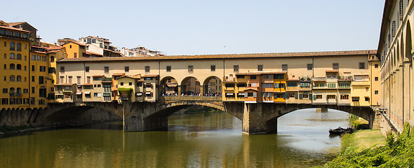 Image showing Old Ponte Vecchio bridge