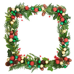 Image showing Festive Christmas Wreath