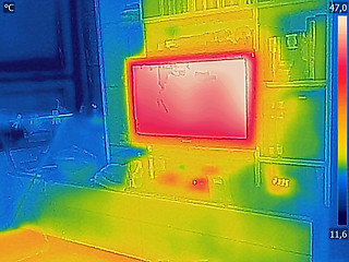Image showing Thermal image Photo while included TV in the room