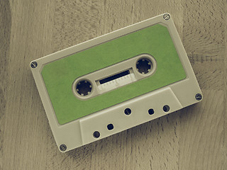 Image showing Vintage looking Tape cassette