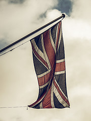 Image showing Vintage looking UK Flag