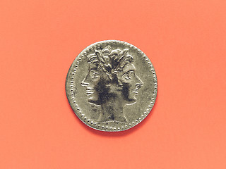 Image showing Vintage Ancient roman coin