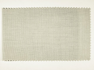 Image showing Vintage looking Grey fabric sample