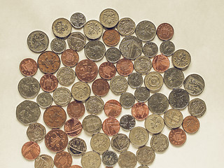 Image showing Vintage British Pound