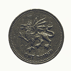 Image showing Vintage Coin isolated