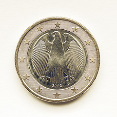Image showing Vintage German Euro coin