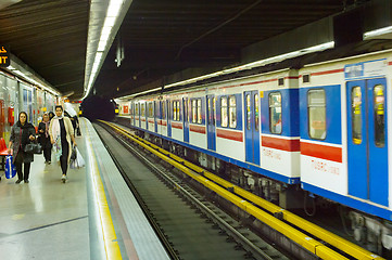 Image showing People Tehran subway station, Iran