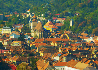 Image showing Brasov Old Town cityscape. Romania