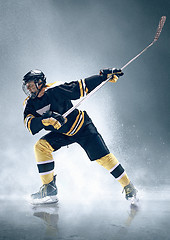 Image showing Ice hockey player in action.