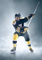 Image showing Ice hockey player in action.