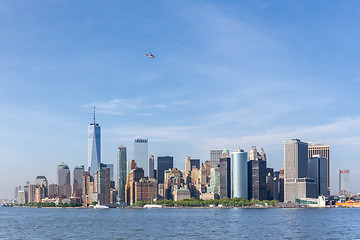 Image showing Panoramic view of Lower Manhattan, New York City, USA