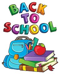 Image showing Back to school design 3