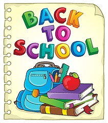 Image showing Back to school design 4