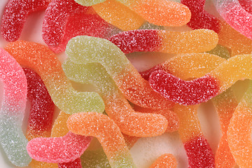 Image showing jelly gumdrop sweet background