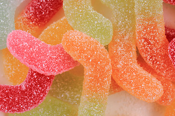 Image showing jelly gumdrop sweet background