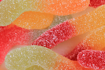 Image showing jelly gumdrop sweet background