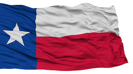 Image showing Isolated Texas Flag, USA state