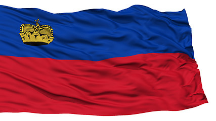 Image showing Isolated Liechtenstein Flag