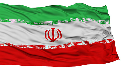 Image showing Isolated Iran Flag