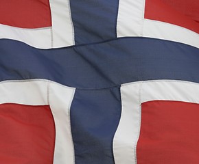 Image showing Norwegian flag