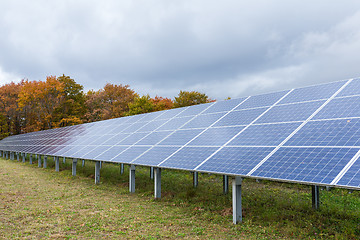 Image showing Solar panel plant