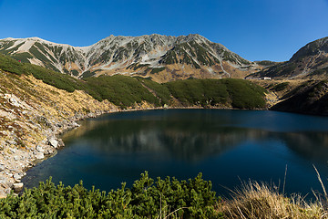 Image showing Beautiful Mikurigaike pond 