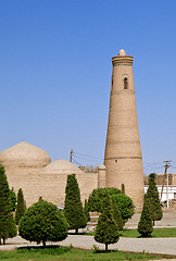 Image showing Minaret in Uzbekistan