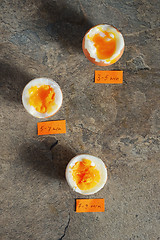 Image showing Boiled eggs by the minute