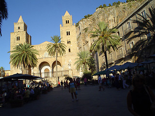 Image showing cathedral of Cefalu Sicily