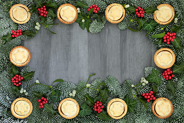 Image showing Christmas Festive Background border 
