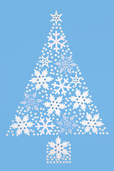 Image showing Snowflake Christmas Tree