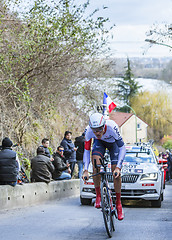 Image showing The Cyclist Matthias Brandle - Paris-Nice 2016