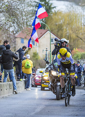 Image showing The Cyclist Bram Tankink - Paris-Nice 2016 