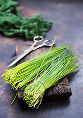 Image showing green onion