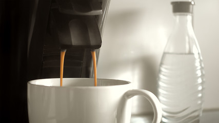 Image showing making a cup of coffee