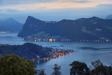 Image showing Lake Lucerne in Horw 