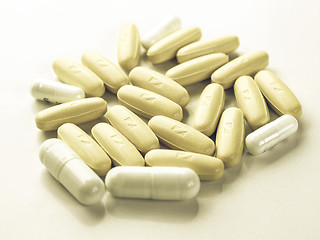 Image showing Vintage looking Pills picture