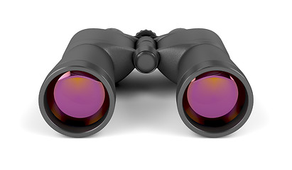 Image showing Binoculars on white background 