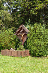 Image showing Jesus Christ figure on the cross