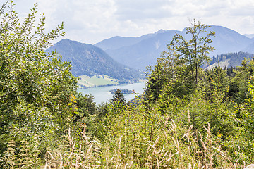 Image showing Panoramic view of the Schliersee