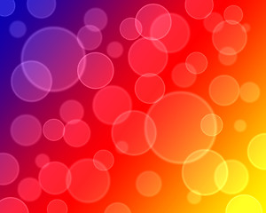 Image showing Colorful background with bokeh pattern